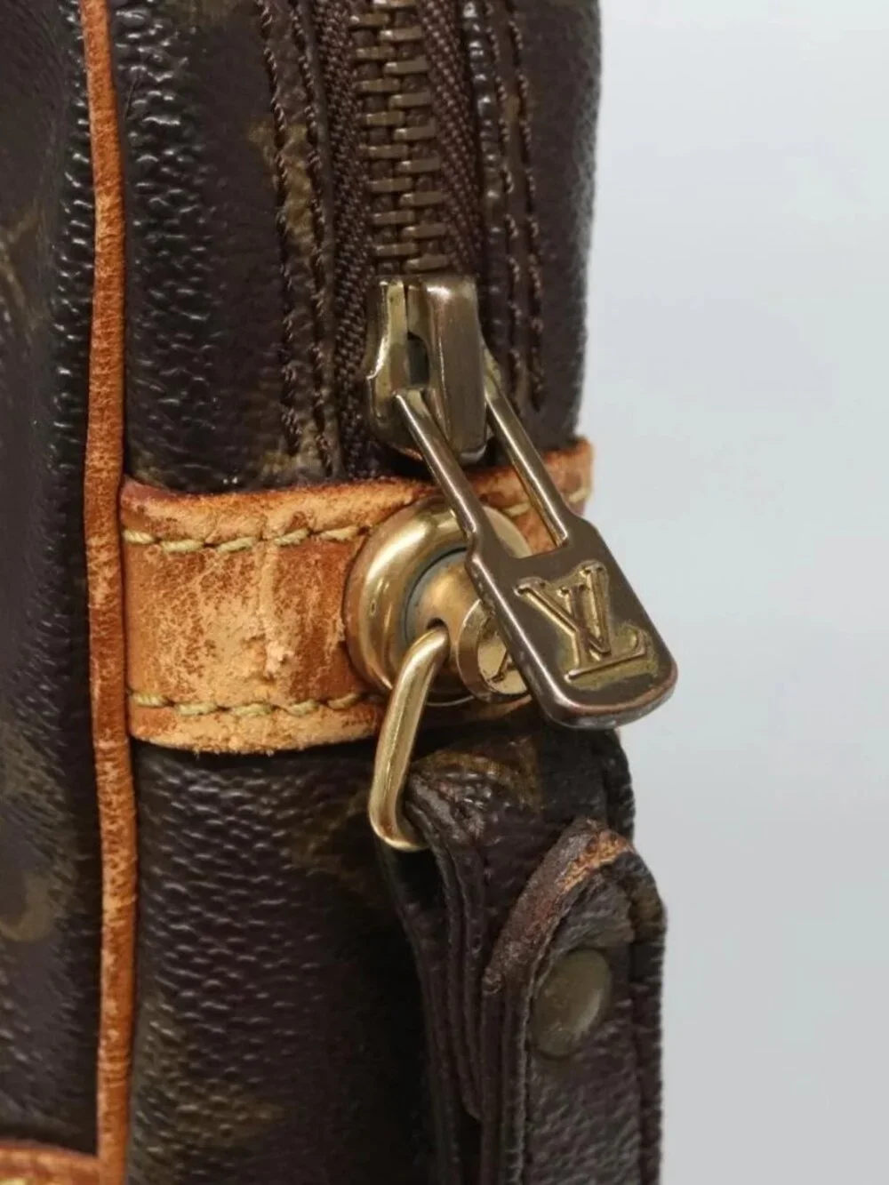 LOUIS VUITTON Monogram Marly Dragonne GM Clutch Bag M51825 LV Auth BA2186